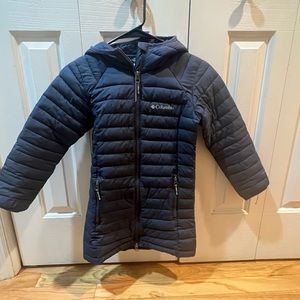 Girls XS Columbia thermal puffer mid length
